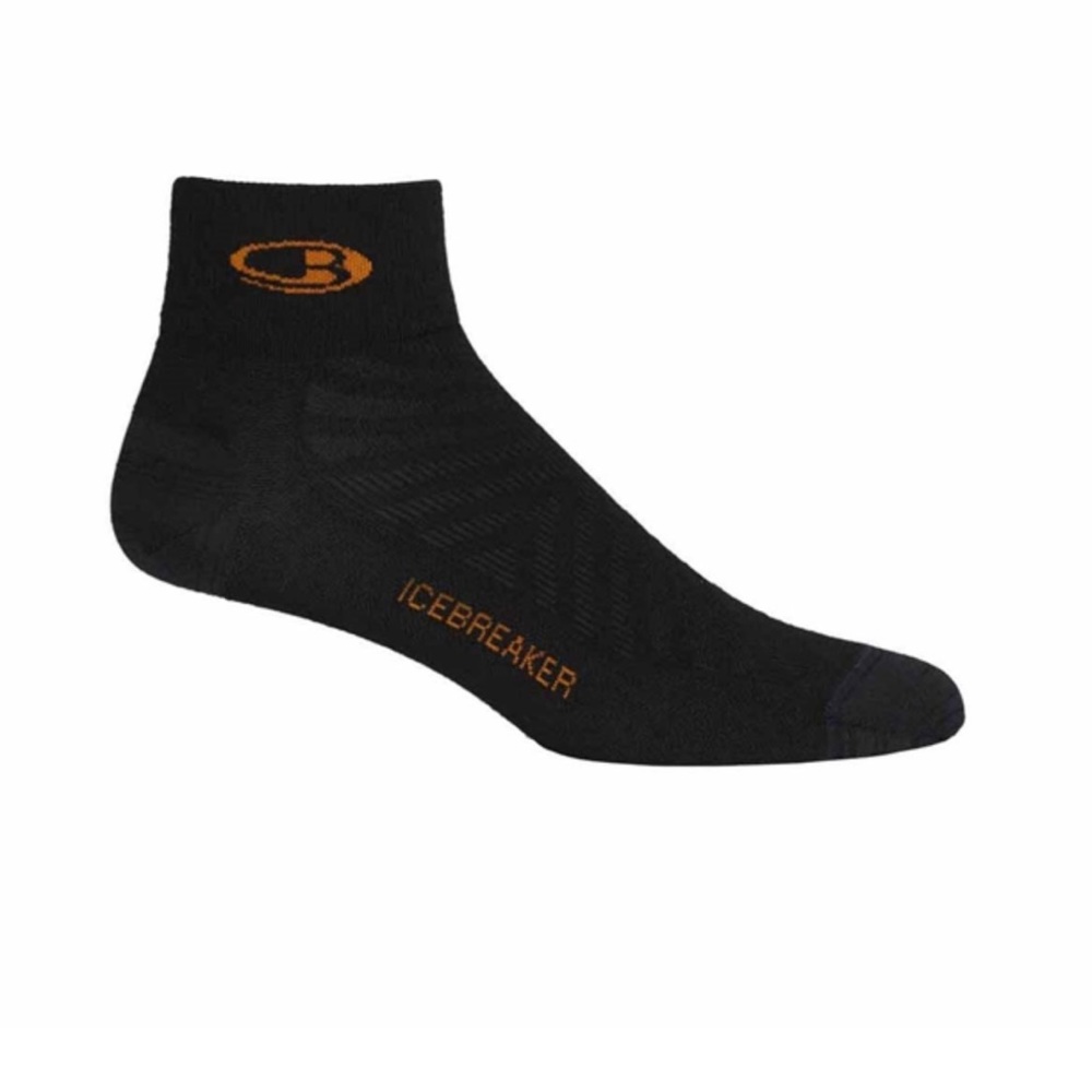Icebreaker Mens Run Ultralight Cushion Wool Socks